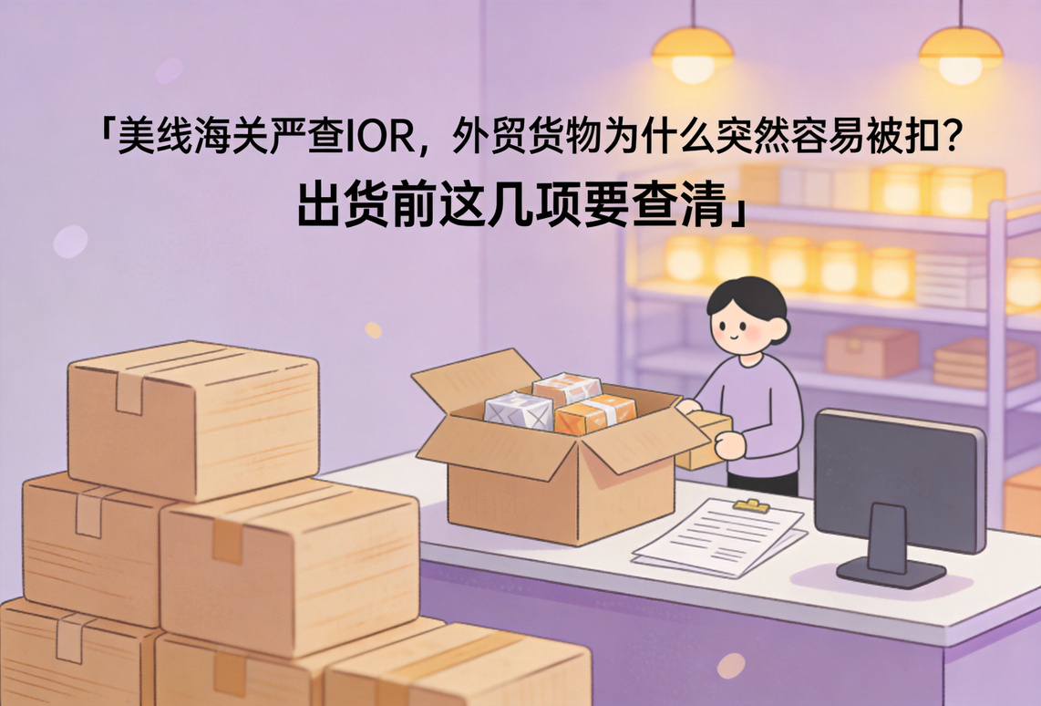 美线海关严查IOR